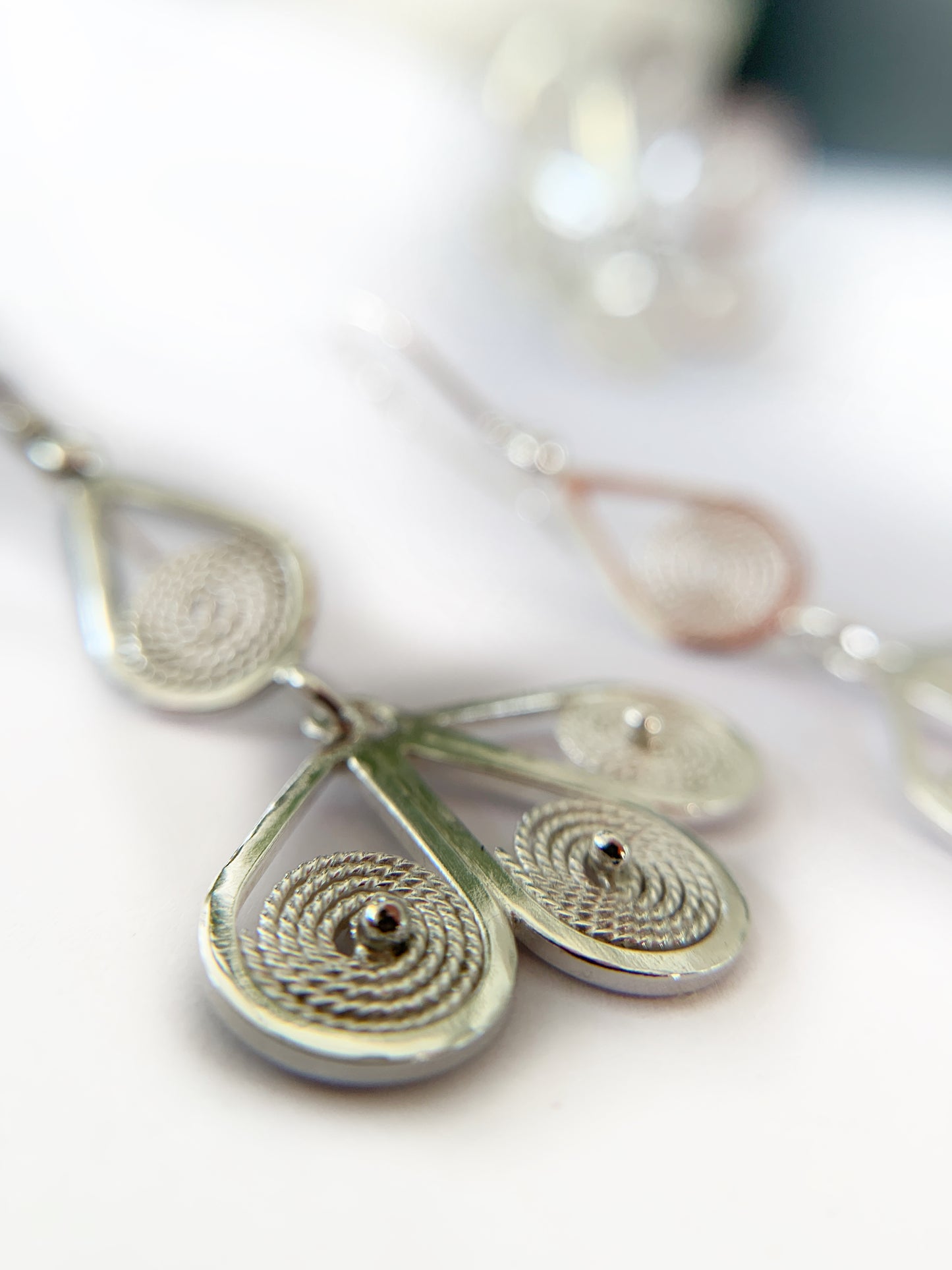 Aroma Silver Filigree Earrings by Maribelle Campa