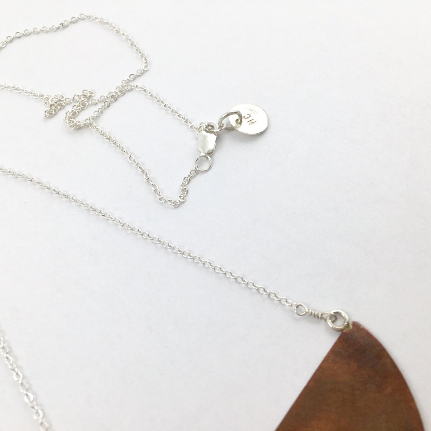 Copper Crescent Necklace by Maribelle Campa