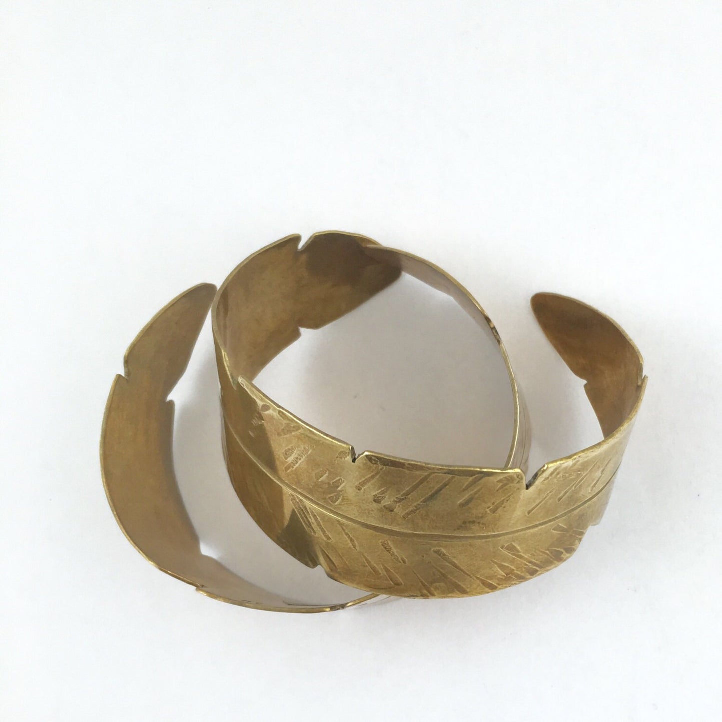 Banana Leaf Cuff Bracelet by Maribelle Campa