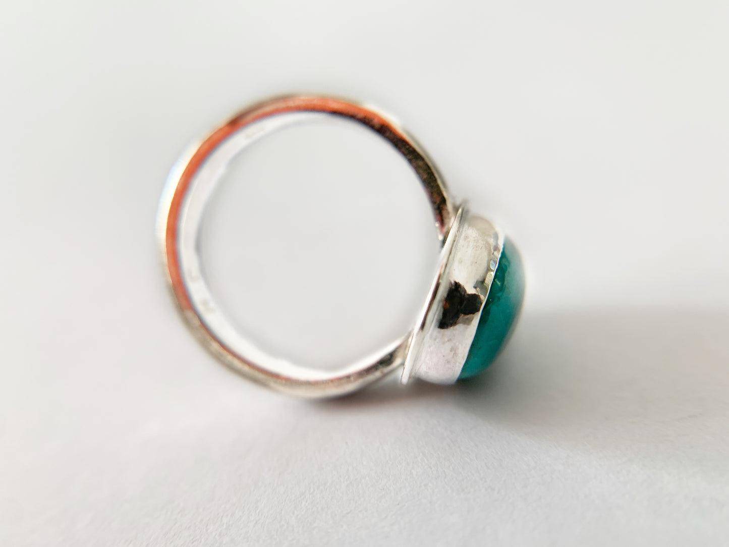 Turquoise Silver Ring by Maribelle Campa